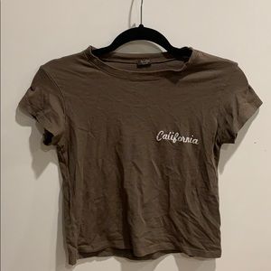 Brandy Melville dark green t-shirt